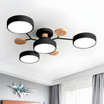 Semi Flush Chandelier Modern Iron Acrylic LED - Image 29