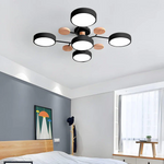 Semi Flush Chandelier Modern Iron Acrylic LED - Image 33