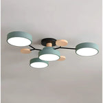 Semi Flush Chandelier Modern Iron Acrylic LED - Image 43