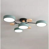 Semi Flush Chandelier Modern Iron Acrylic LED - Image 43