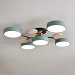 Semi Flush Chandelier Modern Iron Acrylic LED - Image 7