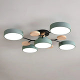 Semi Flush Chandelier Modern Iron Acrylic LED - Image 7