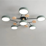 Semi Flush Chandelier Modern Iron Acrylic LED - Image 9