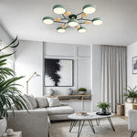 Semi Flush Chandelier Modern LED Ceiling Light With Acrylic Iron - Image 11