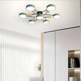 Semi Flush Chandelier Modern LED Ceiling Light With Acrylic Iron - Image 12