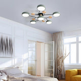 Semi Flush Chandelier Modern LED Ceiling Light With Acrylic Iron - Image 10
