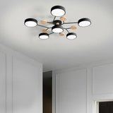 Semi Flush Chandelier Modern LED Ceiling Light With Acrylic Iron - Image 38