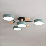 Semi Flush Chandelier Modern LED Ceiling Light With Acrylic Iron - Image 43