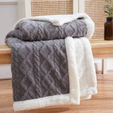 Sherpa Weighted Blanket With Evenly Distributed Fill - Image 1