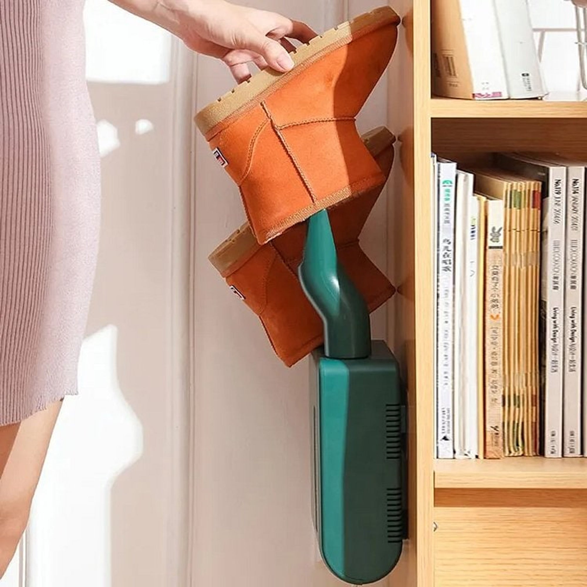 Shoe Dryer with Portable Wall Mount Design and Space Saving - Image 2