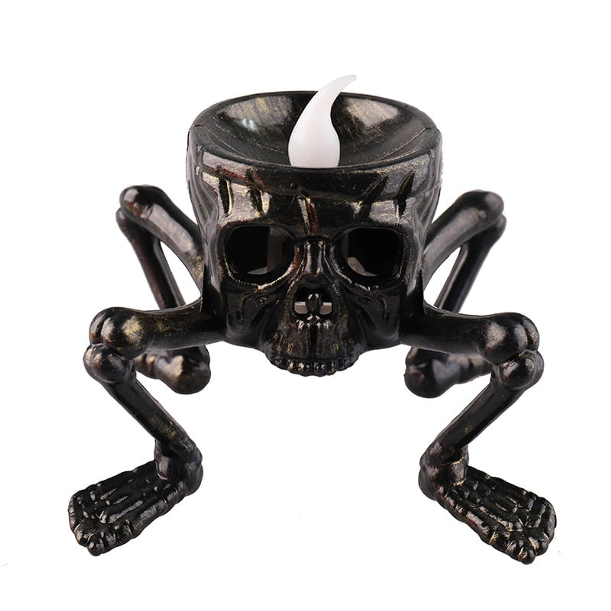 Skeleton Hand Resin Halloween Candlelight With Battery Operated LED Candles - Image 3