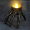 Skeleton Hand Resin Halloween Candlelight With Battery Operated LED Candles - Image 2