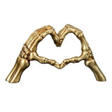 Skeleton Shelf Halloween Table Decorations With Heart-Shaped Hands - Image 7