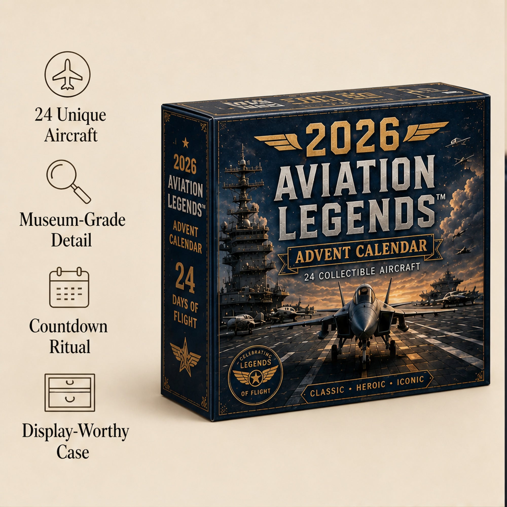 Skywick Christmas Aviation Legends Advent Calendar 24 Days Of Collectible Aircraft - Image 2