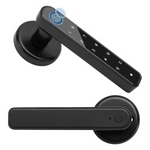 Smart Door Lock With Bluetooth App Control Fingerprint And Key Access - Image 1