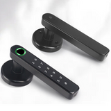 Smart Door Lock With Bluetooth App Control Fingerprint And Key Access - Image 3