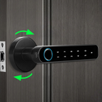 Smart Door Lock With Bluetooth App Control Fingerprint And Key Access - Image 4