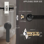 Smart Door Lock With Bluetooth App Control Fingerprint And Key Access - Image 7