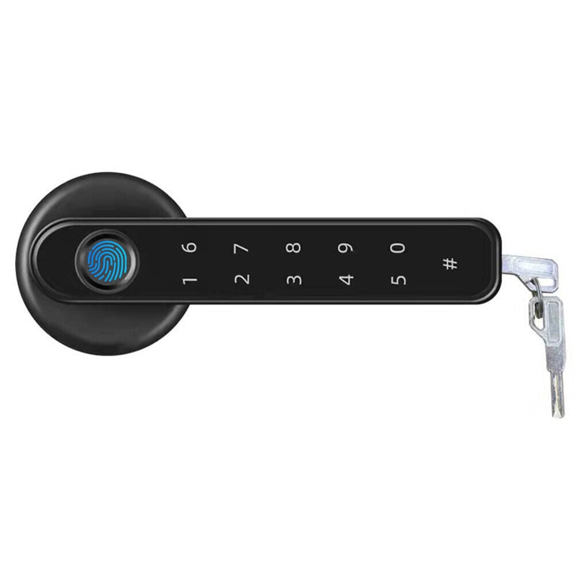 Smart Door Lock With Bluetooth App Control Fingerprint And Key Access - Image 5