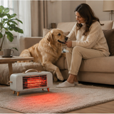 Smart Infrared Space Heater With Intelligent Thermostat Electric Fan For Fast Efficient Home And Office Heating - Image 11