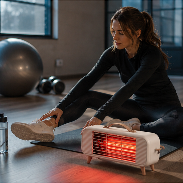 Smart Infrared Space Heater With Intelligent Thermostat Electric Fan For Fast Efficient Home And Office Heating - Image 16