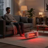Smart Infrared Space Heater With Intelligent Thermostat Electric Fan For Fast Efficient Home And Office Heating - Image 1