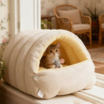 Snugden Enclosed Cat Bed For Warmth And Security With Arctic Fleece Lining - Image 6