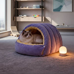 Snugden Enclosed Cat Bed For Warmth And Security With Arctic Fleece Lining - Image 1