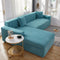 Sofalock Custom-Fit Polyester L-Shaped Sofa Cover - Image 1