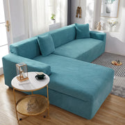 Sofalock Custom-Fit Polyester L-Shaped Sofa Cover - Image 1