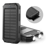 Solar Charger Power Bank With Dual USB Ports IP44 Waterproof And LED Flashlight - Image 13