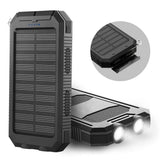 Solar Charger Power Bank With Dual USB Ports IP44 Waterproof And LED Flashlight - Image 13