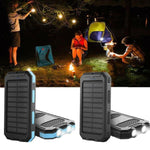 Solar Charger Power Bank With Dual USB Ports IP44 Waterproof And LED Flashlight - Image 9