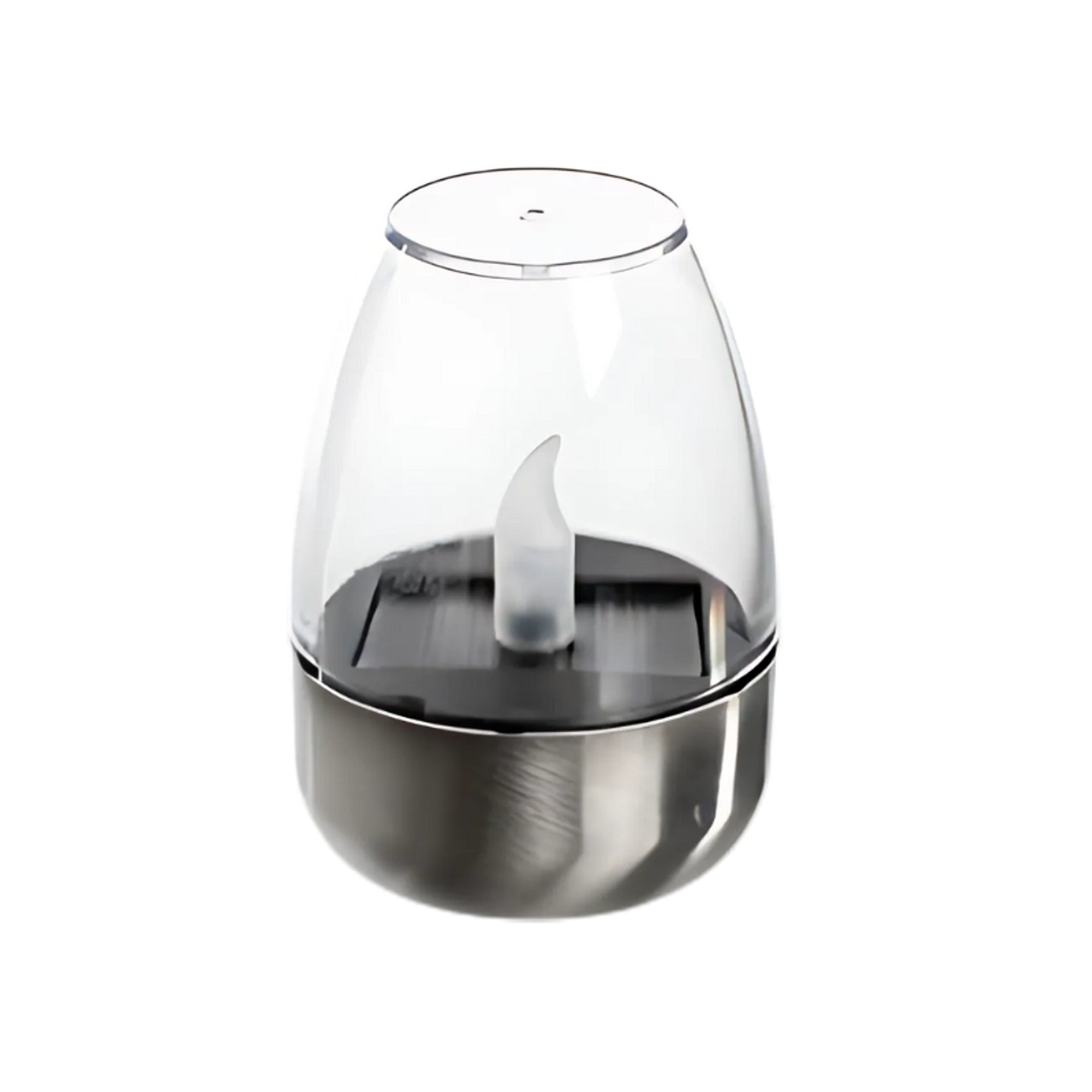 Solar Flameless Candle Dome-shaped Glass Waterproof LED - Image 3