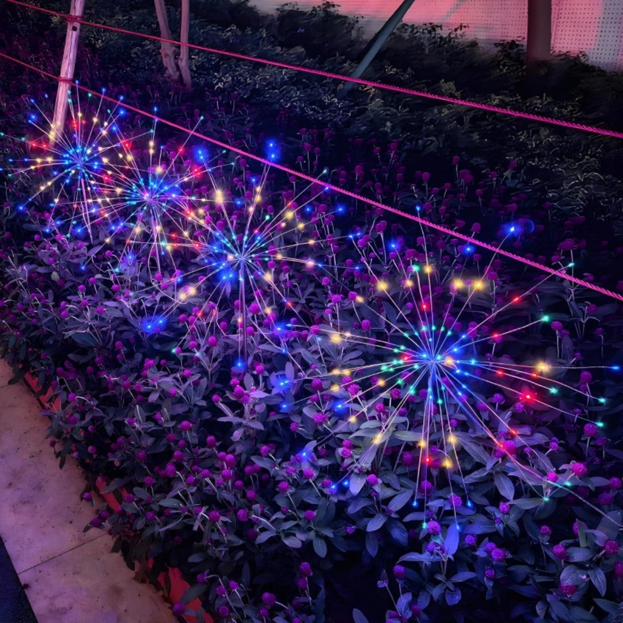 Solar Garden Fairy Lights Outdoor Firework Stake For Yard With Enchanting Illumination - Image 1