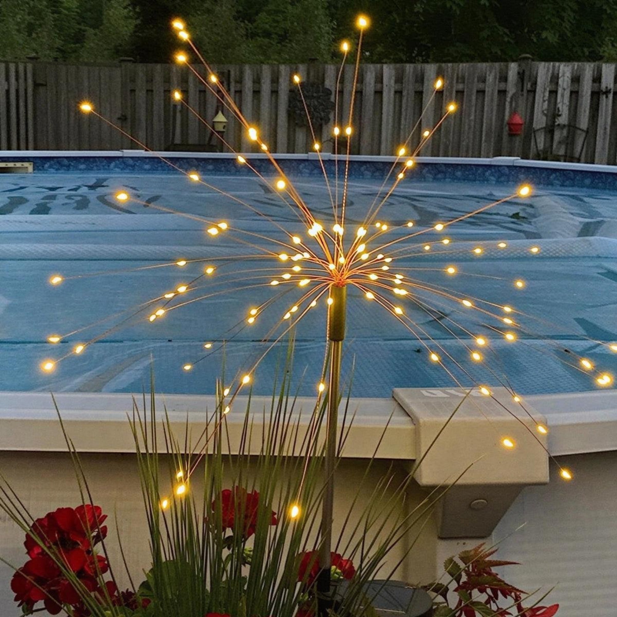 Solar Garden Fairy Lights Outdoor Firework Stake For Yard With Enchanting Illumination - Image 5