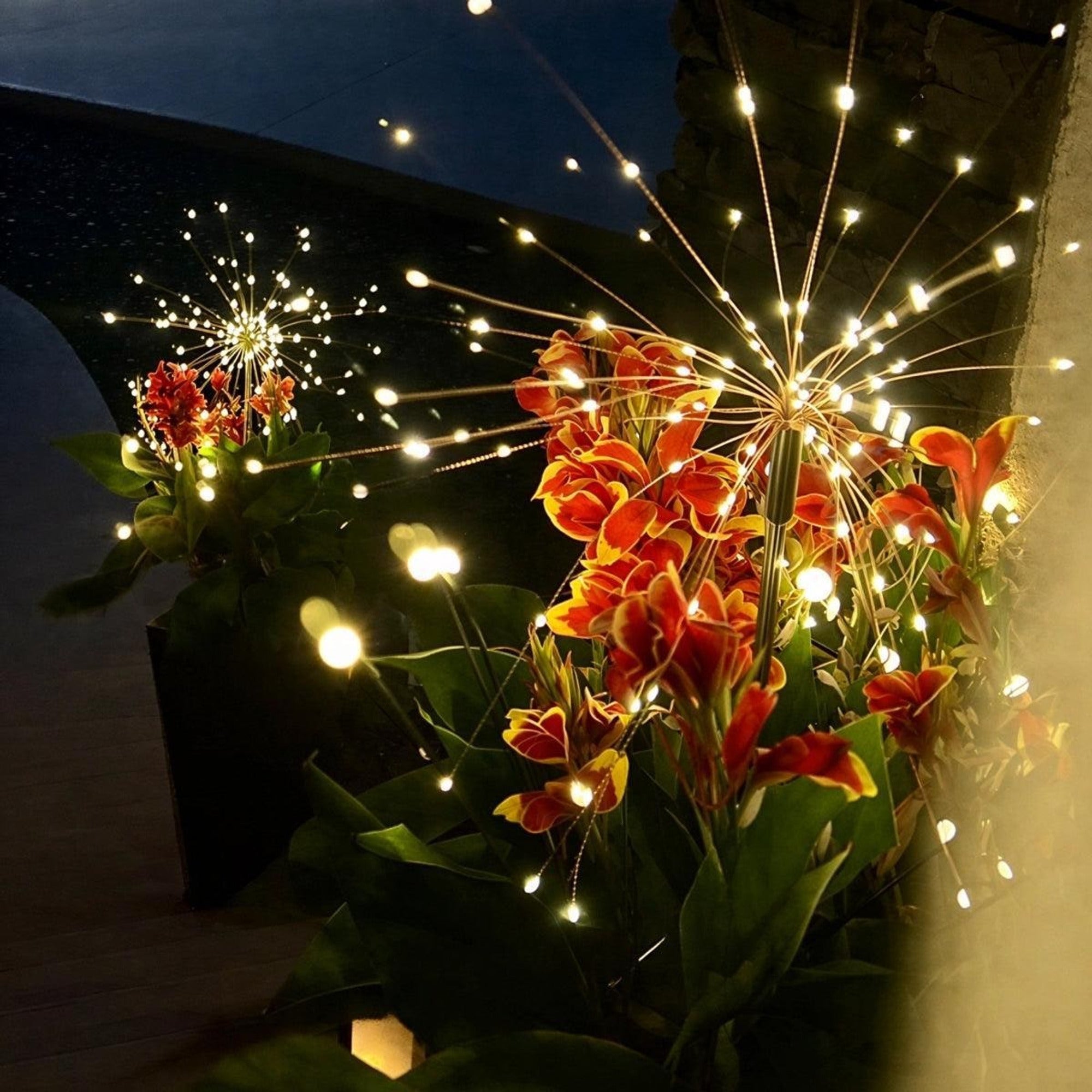 Solar Garden Fairy Lights Outdoor Firework Stake For Yard With Enchanting Illumination - Image 6