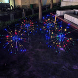 Solar Garden Fairy Lights Outdoor Firework Stake For Yard With Enchanting Illumination - Image 2