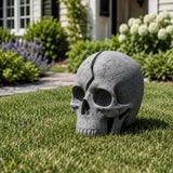 Solar Garden Light Skull Polyresin Warm White LED Outdoor Decoration - Image 4