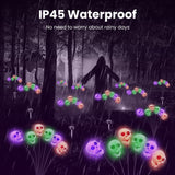 Solar Powered Halloween Pathway Decorations With Multi-Color Stakes - Image 10