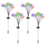 Solar Powered Halloween Pathway Decorations With Multi-Color Stakes - Image 3