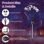 Solar Powered Halloween Pathway Decorations With Multi-Color Stakes - Image 4