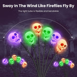 Solar Powered Halloween Pathway Decorations With Multi-Color Stakes - Image 7