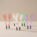 Solar Skeleton Hand Lights Outdoor Halloween Garden Decoration Powered Lighting Automatic Operation Weather-Resistant Construction - Image 1