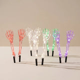 Solar Skeleton Hand Lights Outdoor Halloween Garden Decoration Powered Lighting Automatic Operation Weather-Resistant Construction - Image 1