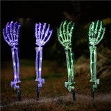 Solar Skeleton Hand Lights Outdoor Halloween Garden Decoration Powered Lighting Automatic Operation Weather-Resistant Construction - Image 2