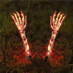 Solar Skeleton Hand Lights Outdoor Halloween Garden Decoration Powered Lighting Automatic Operation Weather-Resistant Construction - Image 8