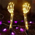 Solar Skeleton Hand Lights Outdoor Halloween Garden Decoration Powered Lighting Automatic Operation Weather-Resistant Construction - Image 6