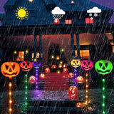 Solar Stake Halloween Pathway Decorations With Colour-Changing Pumpkin Lights - Image 6