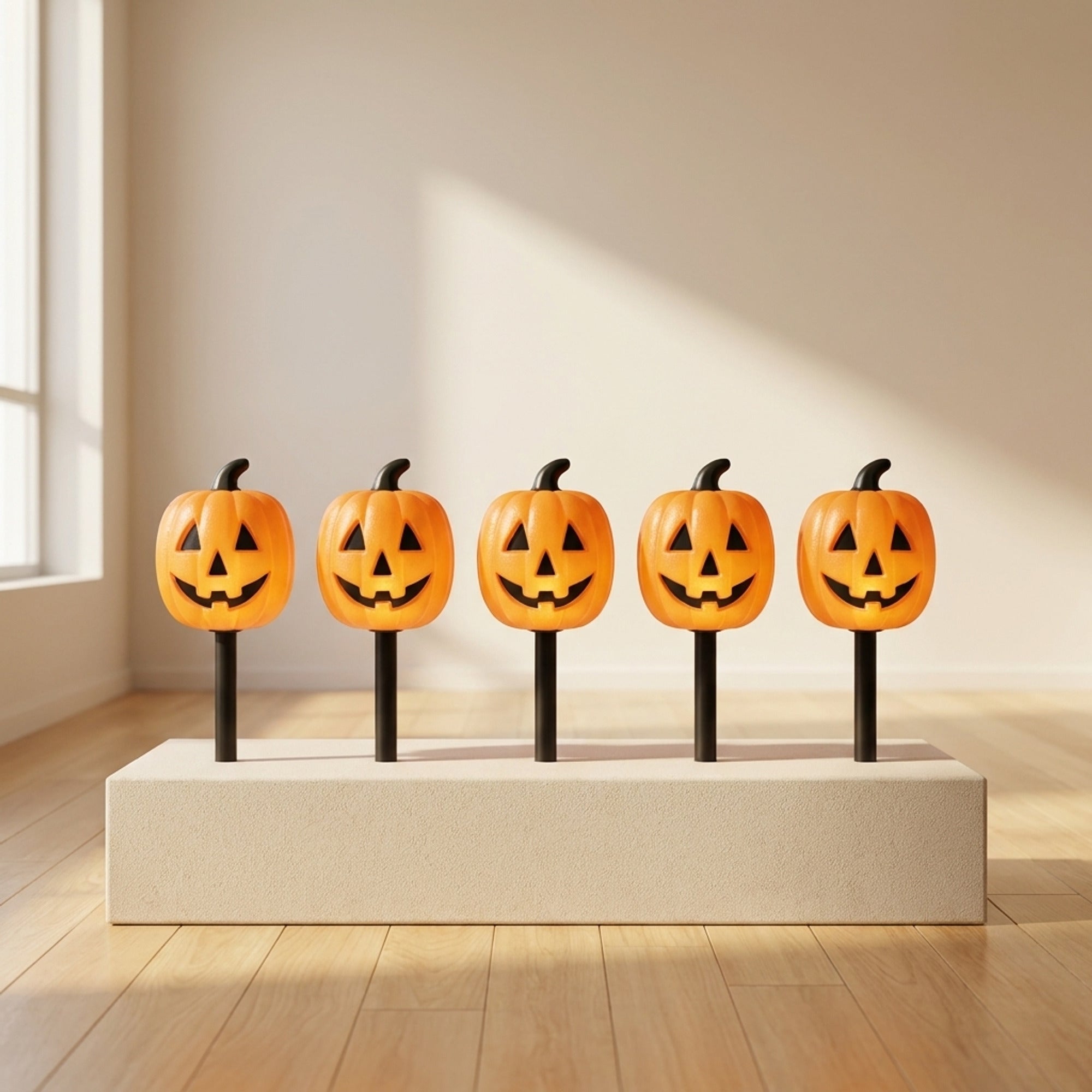 Solar Stake Light For Halloween Shaped Plastic Outdoor Lighting - Image 1